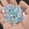 Ágata Cor Aquamarina Quadrada Ruyi Passagem Jade Contas Soltas Chalcedony Verde Esmeralda Quadrados Lingotes Pulseira Colar Joias Contas