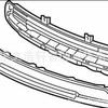 Para Jimsey GMC ACADIA Defensa Delantera Malla de Aire Inferior Modelos 20-23 84849521