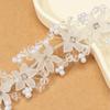 Tocado Nupcial Estilo Coreano, Accesorios de Flores Hechos a Mano, Accesorios para el Cabello de Boda, Diadema de Cristal, Diadema de Lazo de Perlas