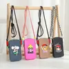 Bolsa Transversal de Silicone Infantil, Bolsa Pequena Divertida de Desenho Animado, Bolsa de Mão Diária para Meninas
