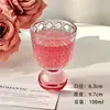 Copo de Vidro Rosa Bolha Design Retrô de Nicho, Copo de Licor de Alta Estética, Copo de Vinho Criativo Micro-Bêbado, Copo de Dose Única