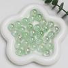 Dingyi 12-16 Hilo Nube Luna Fría Cuentas de Resina con Brillo Fino Galvanizado Cuentas Sueltas con Agujero Pasante Accesorios de Joyería para Pulsera DIY