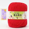 Bola de Lã para Bebê de 6 Fios Crochê à Mão Fio Médio-Fino Chinelos Proteína da Seda Lã Boneca Crochê Suéter