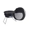 Estufa de hielo redonda plegable pequeña para exteriores, para acampar al aire libre, picnic, barbacoa portátil, kit completo, venta al por mayor