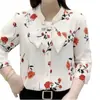 Camisa de Gasa con Mangas Tres Cuartos y Cinta Verano 2024 Ropa para Madres Camisa Delgada Holgada Adelgazante Ropa para Mujer Envío Gratis Tallas Grandes Ropa para Mujer