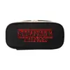Stranger Thing Stranger Thing Estuche Lápices Serie Americana Periférico Lienzo Bolsa de Papelería Billetera con Cremallera Estudiante