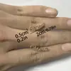 Un Par de Aretes Personalizados con Letras para Ventas Transfronterizas - Duraderos, Regalo de Cumpleaños o Graduación, Aretes al por Mayor