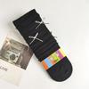 Calcetines para Niños Doble Aguja Longitud Media Lazo Pelo Calcetines Coreanos Niños y Niñas Calcetines Unisex Talla Única Absorbentes de Sudor Primavera y Otoño