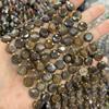 Estrella de seis puntas de 10 mm pastel redondo piedra natural cuentas sueltas semiacabadas corte duro redondo accesorios al por mayor para collar pulsera DIY