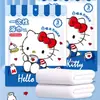Sanrio Original Autorizado Azul Kitty Hello Kitty Toalla de Baño Desechable Dibujos Animados Pato Liu Pequeño Suave Piel Toalla de Baño
