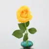 Rosas Artificiales al por Mayor, Flores Falsas con Tacto Realista, Rosas Hidratantes, Flores Suaves Decorativas, Arreglos Florales, Transfronterizo