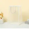 Bolsa de flores portátil transparente de PP, bolsa de flores, bolsa de embalaje cuadrada trapezoidal, bolsa de regalo, bolsa de flores para el Día de San Valentín