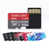 Atacado de produtos genuínos Cartão TF 64g Cartão de memória TF de alta velocidade para celular 128g Cartão de memória SD 32g para gravador de direção e monitoramento