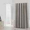 Cortina de ducha de lino sintético personalizada transfronteriza, cortina divisoria para baño, sencilla y moderna, impermeable y antimoho.