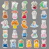 51 Pegatinas Senbeier Dibujos Animados Lindas Impermeables Decorativas para Tableta Laptop Taza de Agua Diario de Vida Pegatinas para Tarjetas Goo