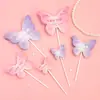 Feliz Día de la Ropa de Mujer Mariposa Nuevo Estilo Chino Estilo Casual Decoración de Pastel Mamá Te Amo Pegatina Decoración para Hornear Tarjeta