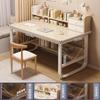 Escritorio, estantería, mesa integrada, escritorio para computadora, dormitorio, hogar, apartamento pequeño, mesa de aprendizaje para estudiantes, producto nuevo