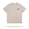 Camiseta de Verano para Hombre con Estampado de Corazón Palpitante Casual de Manga Corta Holgada Cuello Redondo Mismo Estilo Tops para Hombres y Mujeres Parejas Ins