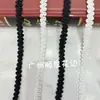 Fábrica de origen Venta directa encaje de ciempiés negro y blanco encaje tejido de ciempiés vestido de novia ropa para niños accesorios para vestido Han