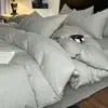 2026 Novo Conjunto de Cama de Quatro Peças, Capa de Edredom Jacquard 100% Algodão de Fibra Longa, Lençol de Cima, Lençol com Elástico