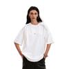 Camiseta de Manga Curta Estilo Esportivo Americano para Mulheres no Verão Novo Design Nicho Casual Solta Gola Redonda Manga Curta Top Moderno