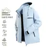 Ventas directas del fabricante: Chaquetas 3 en 1 para mujer para exteriores, cortavientos e impermeables, impresión de logotipos personalizados, procesamiento y venta al por mayor de chaquetas de montañismo para hombre