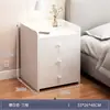 Mesita de Noche Pequeña para el Hogar Simple Moderna Estante de Almacenamiento para Mesita de Noche Armario de Almacenamiento con Cerradura Armario de Almacenamiento para Dormitorio de Alquiler