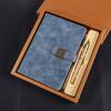 Set de Cuaderno A5 con Hebilla Hueca Estilo Chino, Caja de Regalo con Pluma de Firma para Oficina de Negocios, Logotipo Personalizable, Lujo Ligero