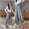 Calça Infantil Personalizada Estilo Primavera e Outono Calça Esportiva Infantil Solta Casual Outono e Inverno Nova Roupa Exterior Calça de Moletom Tendência