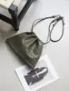 Bv Niche Couro de Ovelha Tecido Artesanal de Alta Qualidade Saco de Lixo Bolsa de Ombro Único Transversal Versátil para o Dia a Dia Bolsa da Sorte