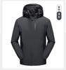 Jaqueta Masculina Outdoor Corta-vento e Impermeável para Outono, Jaqueta Casual para Primavera e Outono, Jaqueta Fina e Larga para Homens
