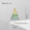 Árbol de Navidad degradado hecho a mano en Zibo regalo de cumpleaños adorno de artesanía en vidrio decoración de Navidad al por mayor