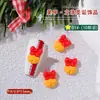 Promoção Quente Atacado Decorações de Nail Art de Natal Desenho Animado Fofo Papai Noel 3D Material de Resina DIY Pacote de Acessórios