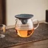 Nuevo Colador de Té Ant poroso de Moda con Diseño de Nube, Separador de Agua de Cerámica Creativo Micro-Poroso para Infusión de Té de Mandarina Verde Pequeña