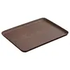 Bandeja Rectangular Imitación Madera, Bandeja para Cena, Bandeja para Té, Bandeja de Almacenamiento para Tazas de Agua del Hogar, Bandeja para Pasteles de Cafetería para el Año Nuevo
