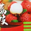 Caixa de Presente de Lichia Feizixiao 2,5kg Caixa de Embalagem 5kg Açúcar Vermelho de Março Açúcar Branco Cartão de Papoula Caixa de Frutas