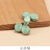 Botões de Disco da Dinastia Han, Botões de Contas de Jade de Quatro Rodas Estilo Chinês, Botões Retrô Feitos à Mão para Trajes Tang, Trajes Étnicos, Acessórios Estilo Chinês