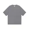 Camiseta de manga corta extragrande de peso pesado de 240 g, hecha a medida, extragrande, hombros caídos, corte holgado, ropa de trabajo, ropa para grupo hecha a medida