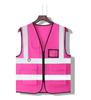 Chaleco de Seguridad Tira Reflectante Transpirable Ropa de Trabajo Personalizada Limpieza de Propiedad Ropa Fluorescente Clip para Caballo Personalizado