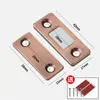 Sem Furos Ultra-Fino Magnético Puxa-Empurra Porta Guarda-Roupa Porta Tira Magnética Adesivo Patch Dispositivo Ímã de Porta Deslizante Invisível Sucção Forte de Porta Magnética