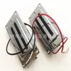 Accesorios para guitarra pastilla de guitarra pastilla nueva forma de dos agujeros de gama alta Pastilla Plateado