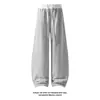 Coleção Outono 2026: Calça Jogger Listrada em Blocos de Cor com Base Branca e Faca Curva, Tamanhos M-5XL, HK261026-Especial P35