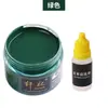Tinta de Couro para Reparo e Coloração de Artigos de Couro, Bolsas de Couro, Sofás, Sapatos de Couro, Reparo de Danos na Pintura, Creme Restaurador de Cor para Roupas de Couro Genuíno