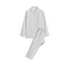 Pijama estilo Muji de buen producto de otoño e invierno de algodón lavado de doble capa para mujer, ropa para el hogar de doble capa, ropa para el hogar de algodón puro para pareja