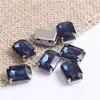 Broca de Garra de Cristal para Mahjong Quadrado Octogonal Longo Explosivo Broca com Furo para Roupas DIY Sapatos de Casamento Bolsa Costura à Mão Broca de Garra