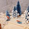 Ventas Directas de Fábrica multi-estilo copo de nieve de plástico Halloween regalo evento de empresa pequeños accesorios decoración copo de nieve