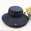 Sombrero de Pescador Unisex Impermeable y de Secado Rápido, Estilo Nuevo, para Montañismo, Camping, Protección Solar, Viajes al Aire Libre, Pesca, Sombrero Vaquero Occidental