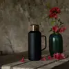 Tetera pequeña de acero inoxidable 316 para estofado de té blanco antiguo, portátil, para exteriores, con logotipo láser
