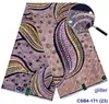 Algodón Africano Ankara Imitación Estampado de Cera Moda Brillo + Cristal Juego de Cera