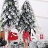 Nuevos suministros de decoración navideña transfronterizos, colgante de tarjeta con carta de Papá Noel, decoración creativa para árbol de Navidad, colgante de madera